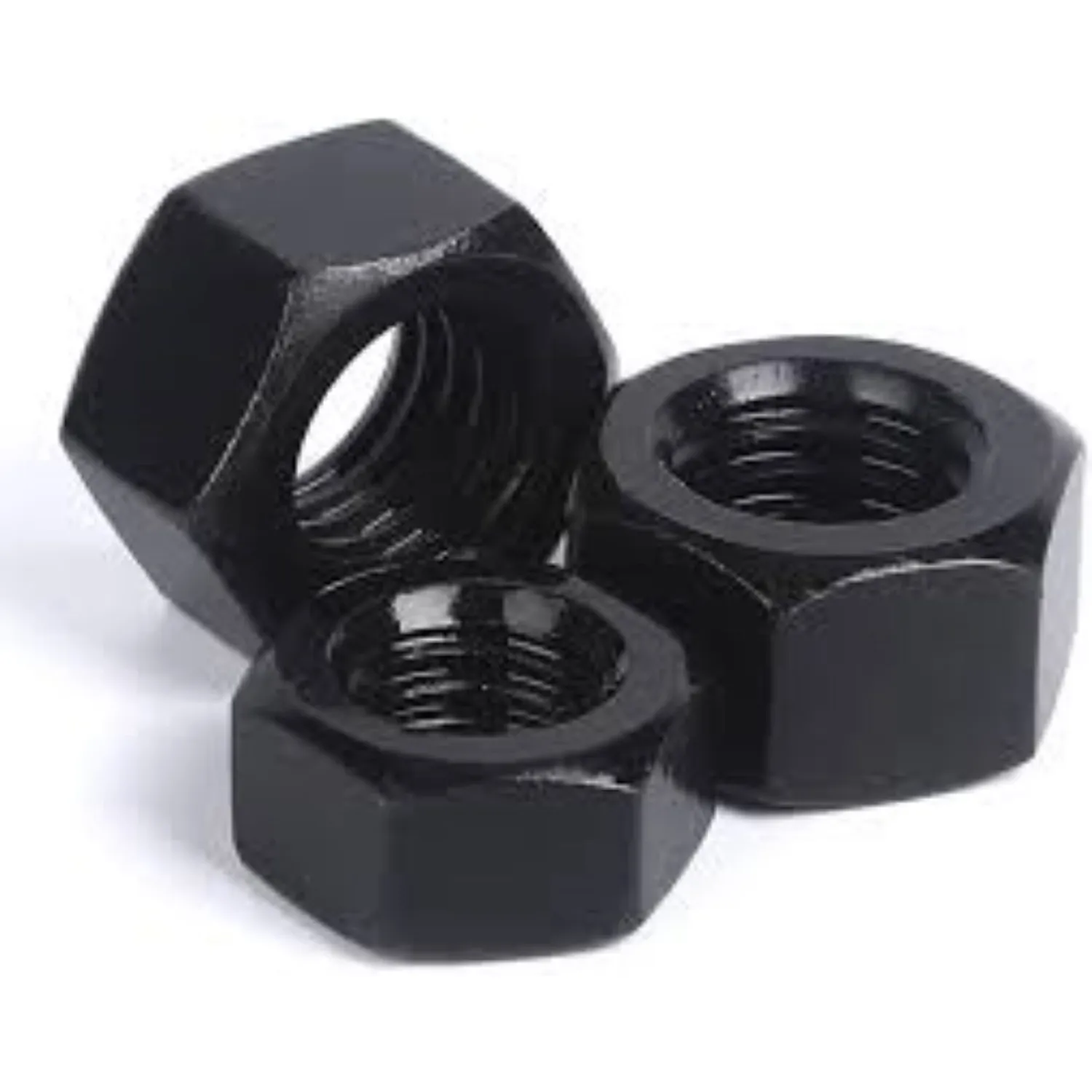 Tuerca Hexagonal Negra 1/2" 100 Unidades