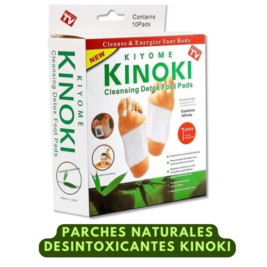 CAJA PARCHES DESINTOXICANTES KINOKI 10U