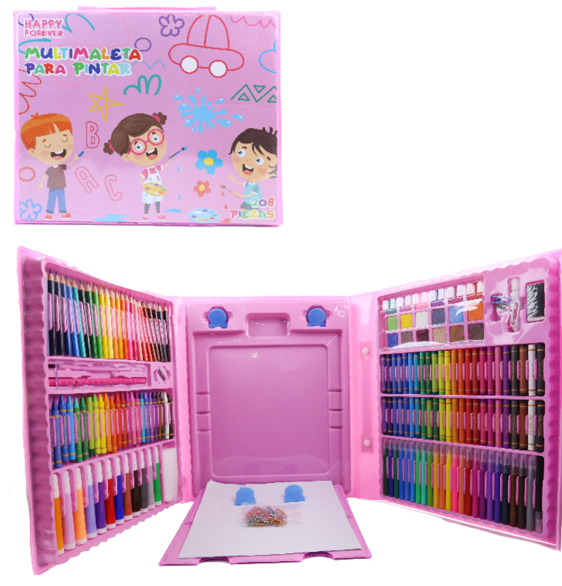 SET 208 PCS DE ARTE PARA NIÑOS
