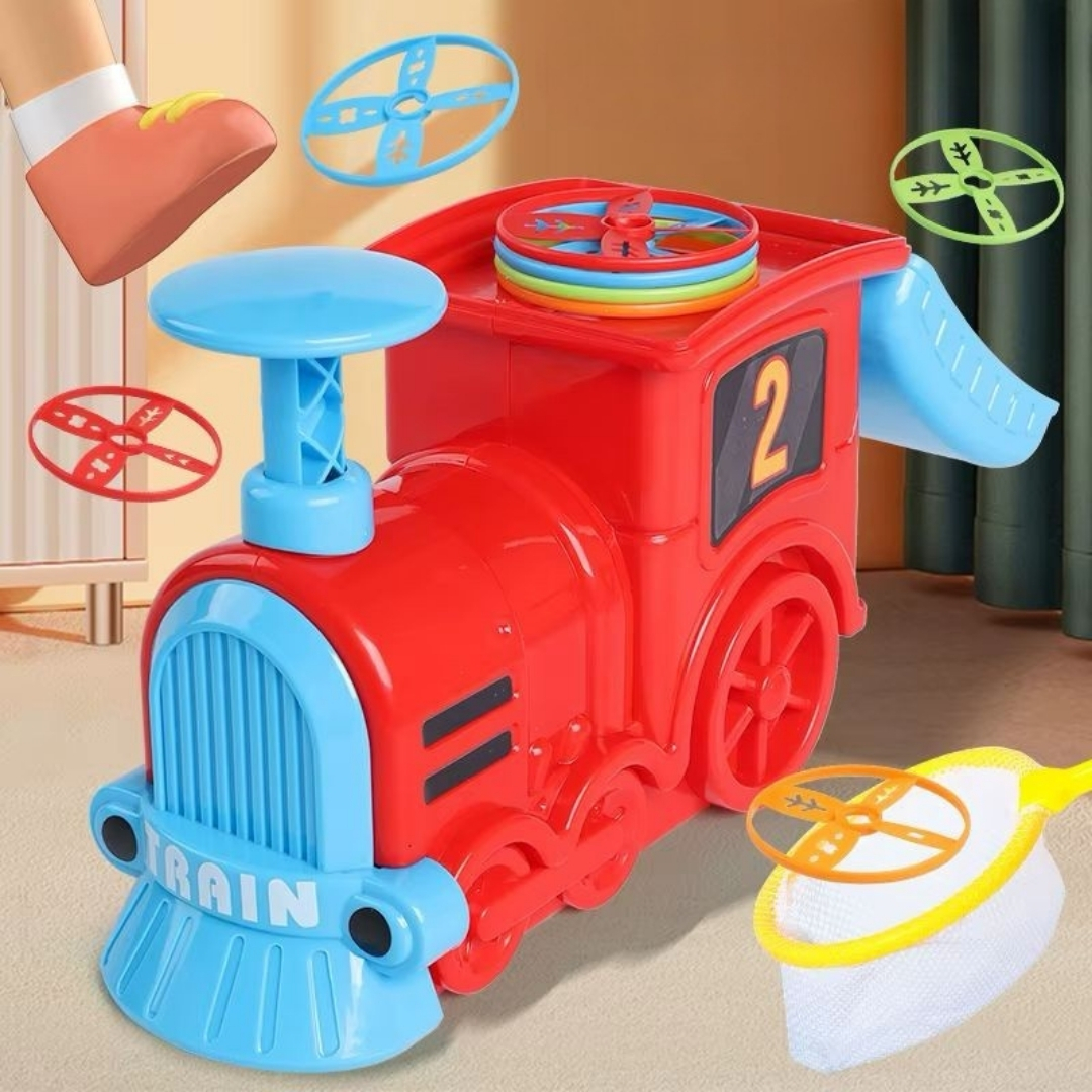 Tren Lanza Discos Voladores – Juego Acti