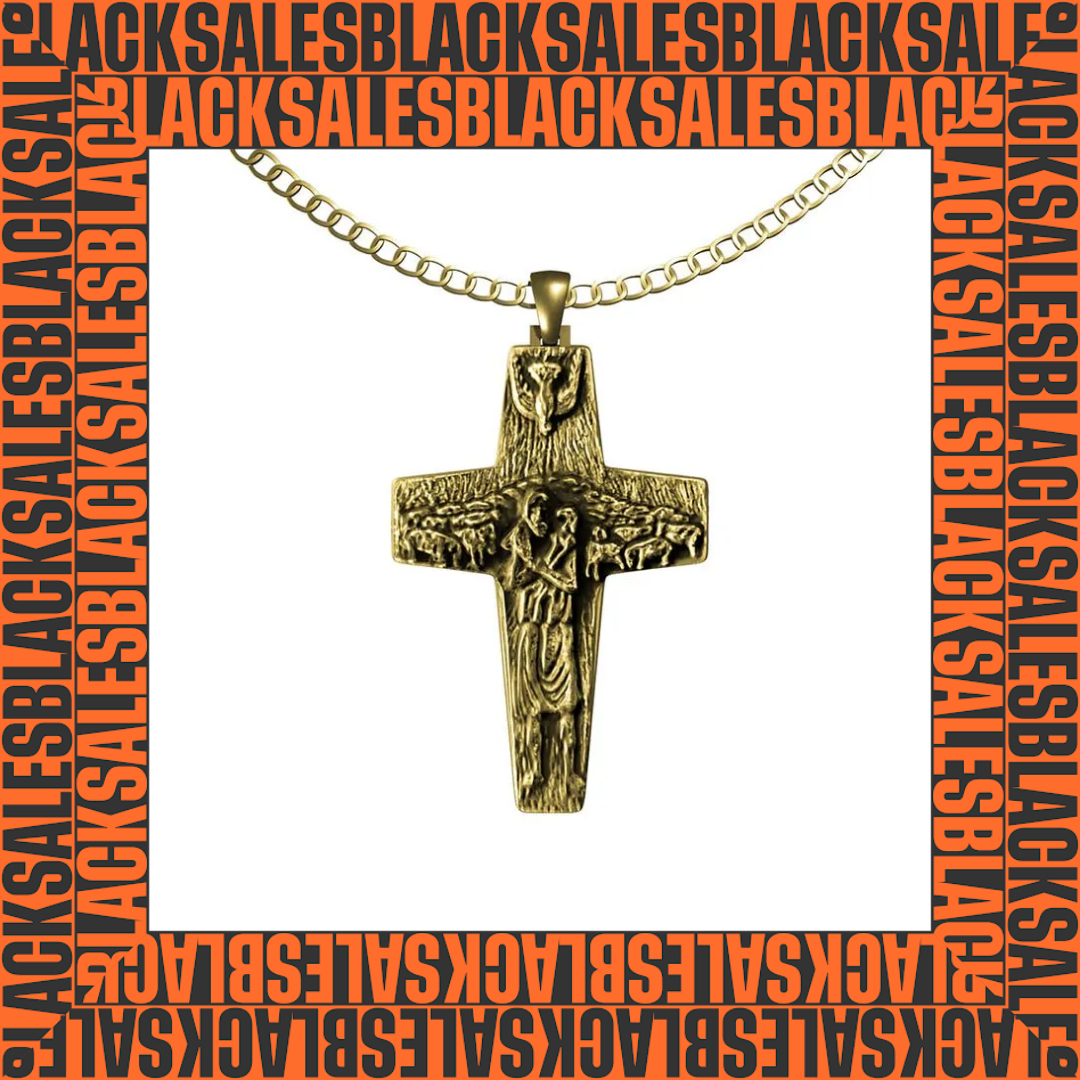 Cruz del Buen Pastor Oro