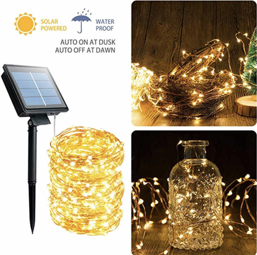 3 LUCES HADA SOLAR 20 METROS