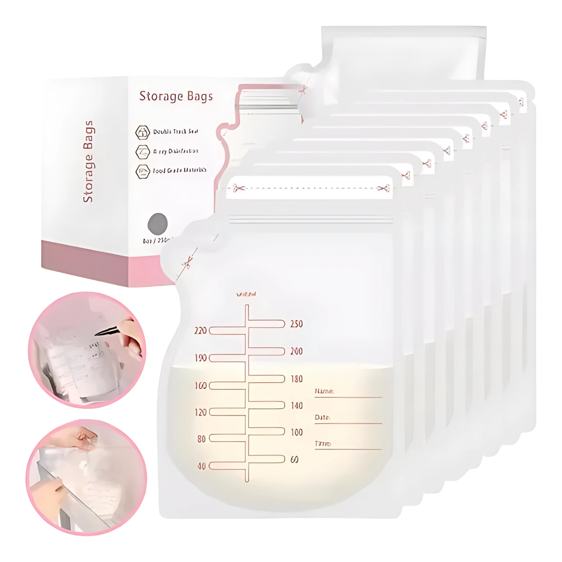 Pack 30 Bolsas para Guardr Leche Materna