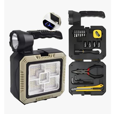 KIT LINTERNA HERRAMIENTAS SOLAR