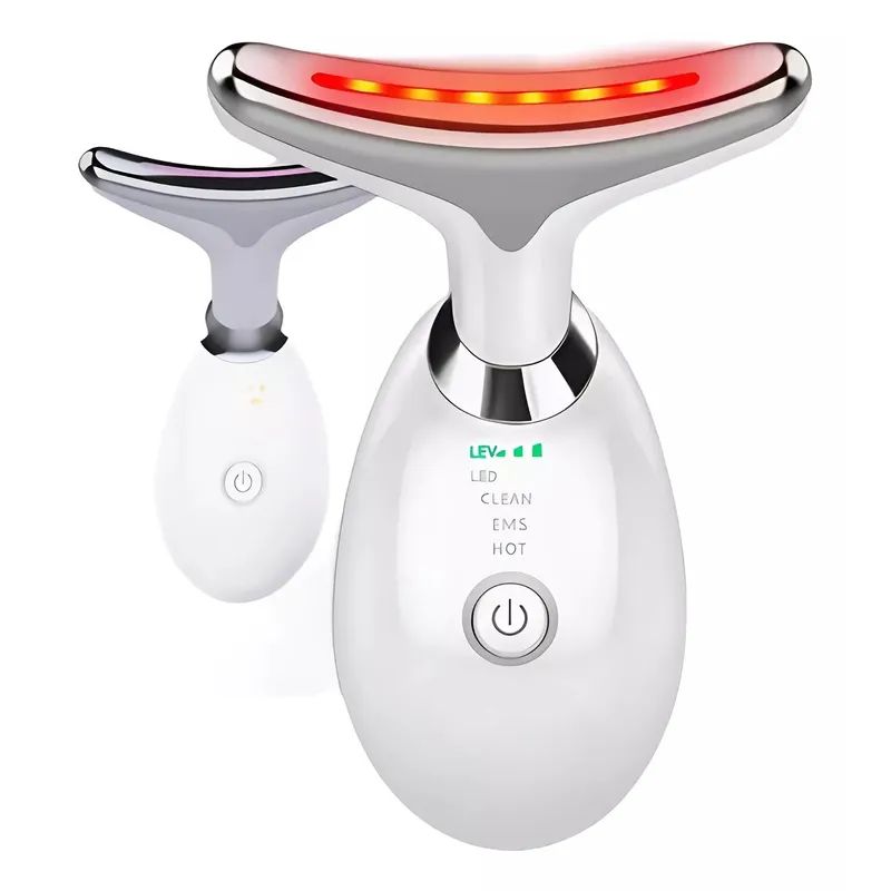 Masajeador facial pro en uso