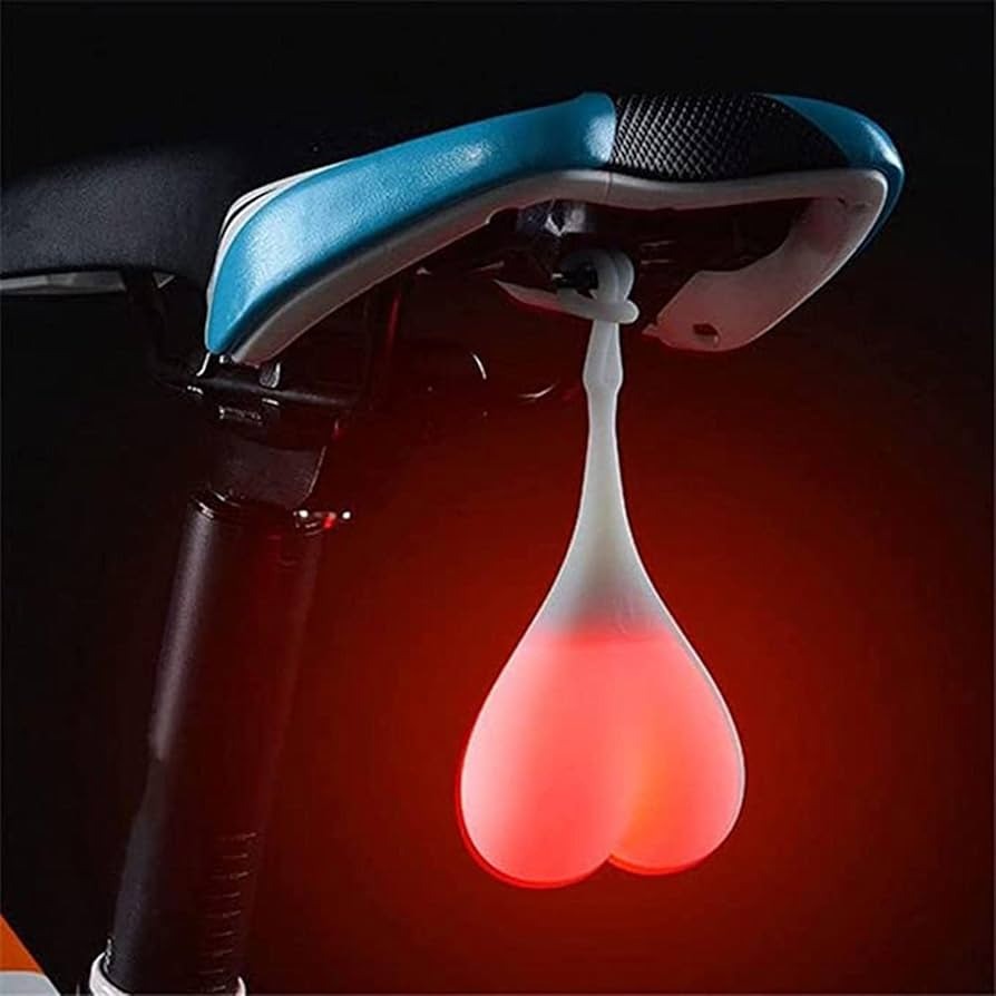 Luz Trasera LED Divertida para Bicicleta