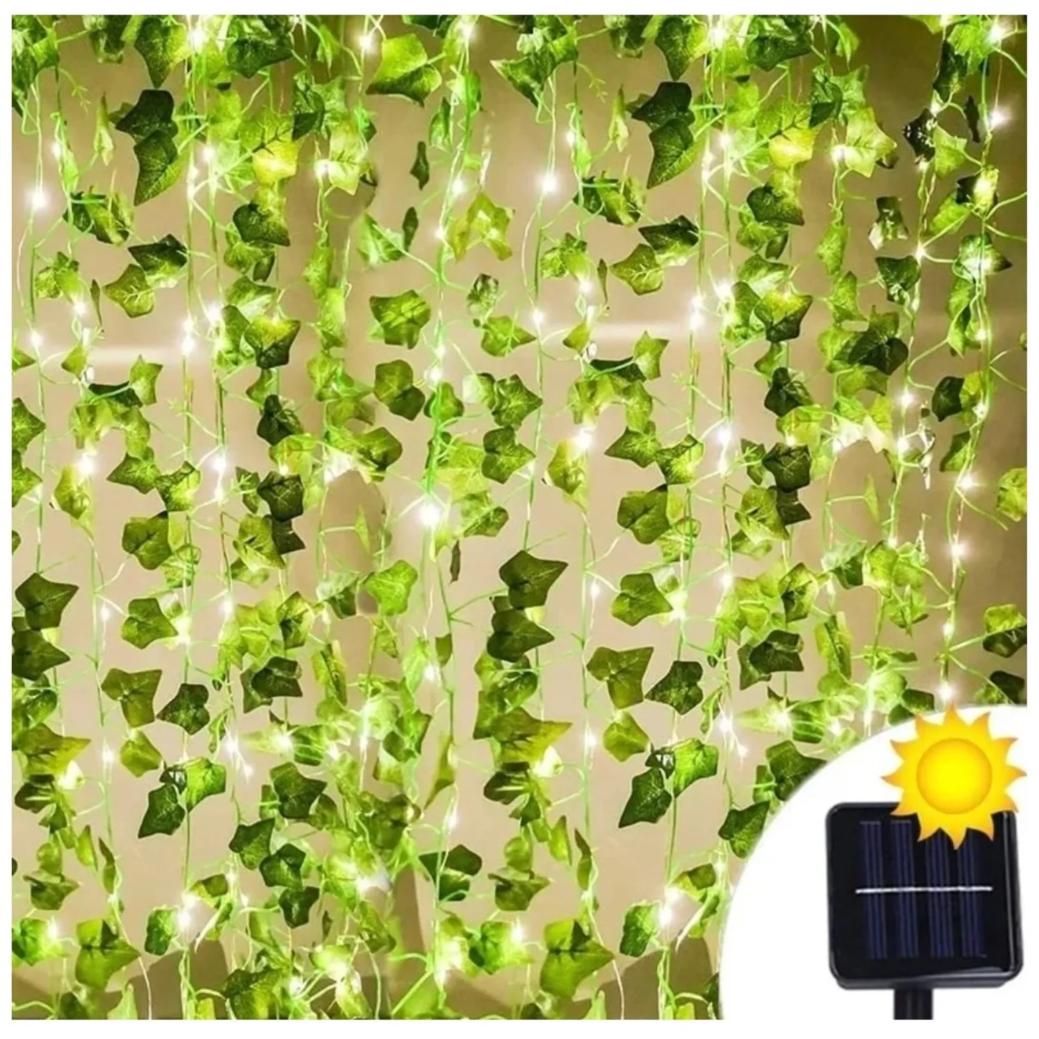 JP - Enredadera Hojas Solares 100L - 3M
