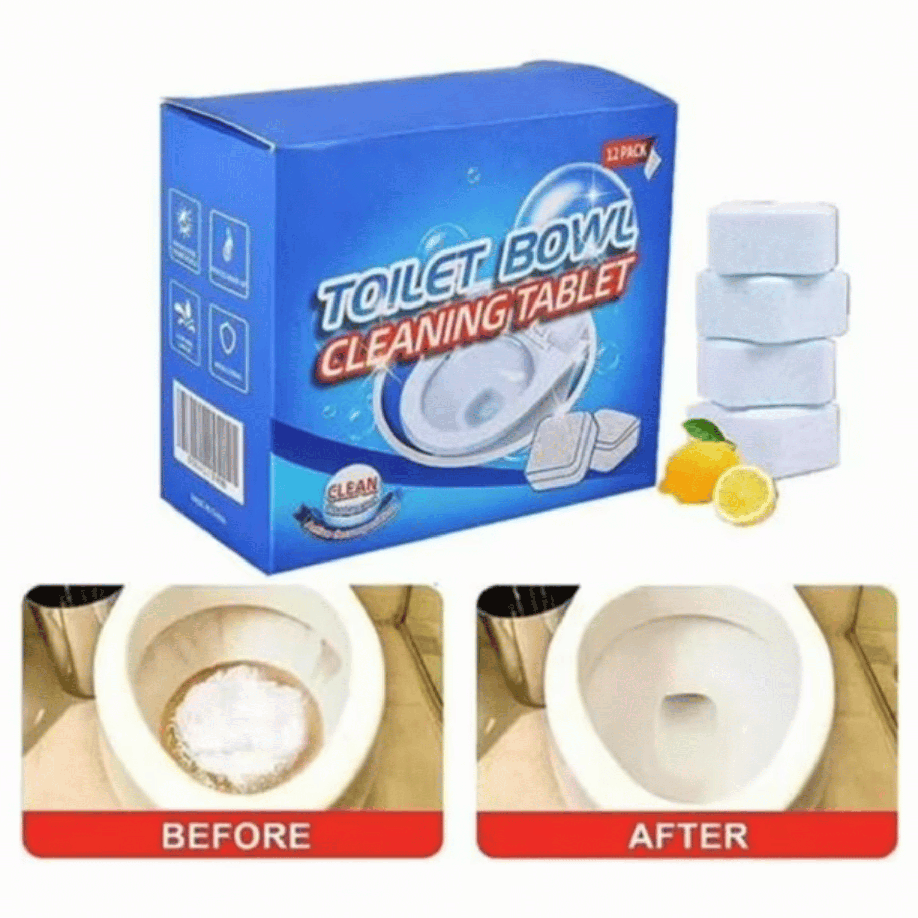 Pastillas para Inodoro Limpieza Profunda