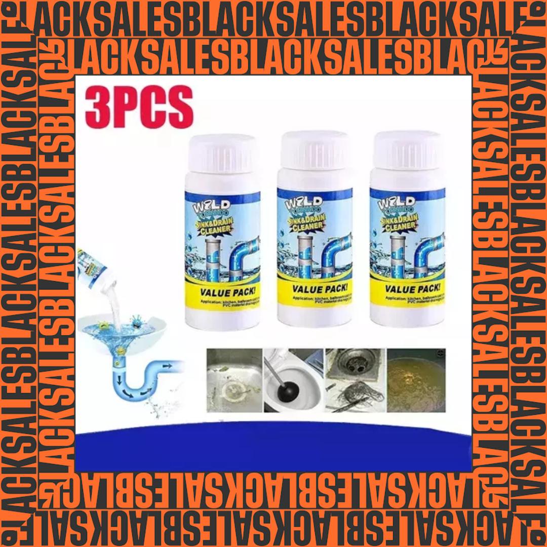 Polvo Limpiador De Drenaje x3pcs