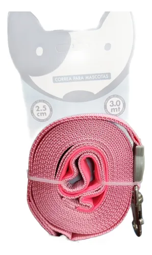 Correa para perro Agarre acolchado Rosa