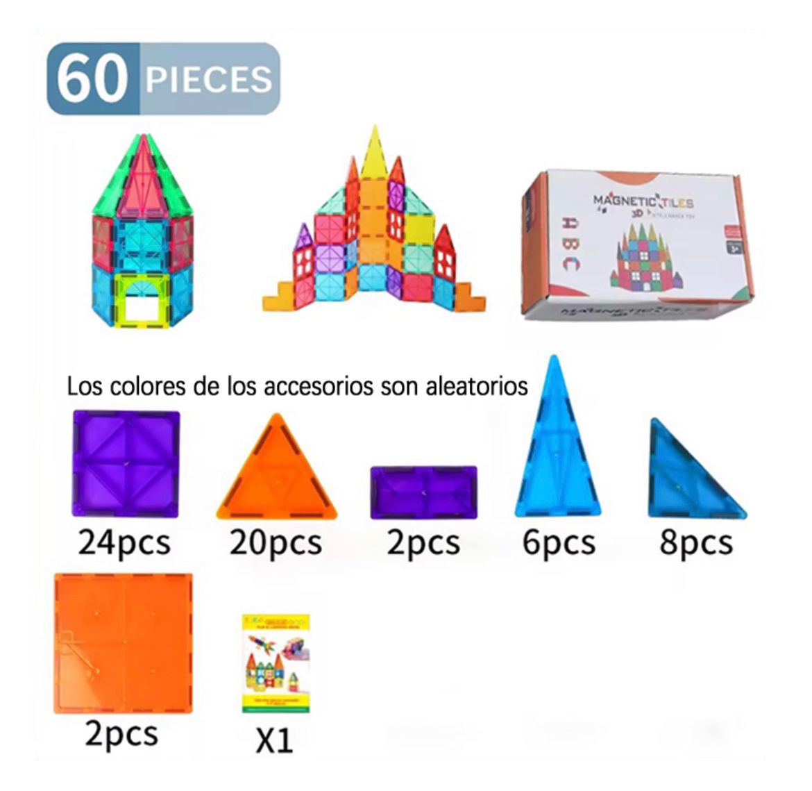 60pcs Juguetes De Bloques