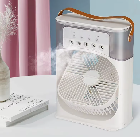 H - VENTILADOR HUMIFICADOR RECARGABLE