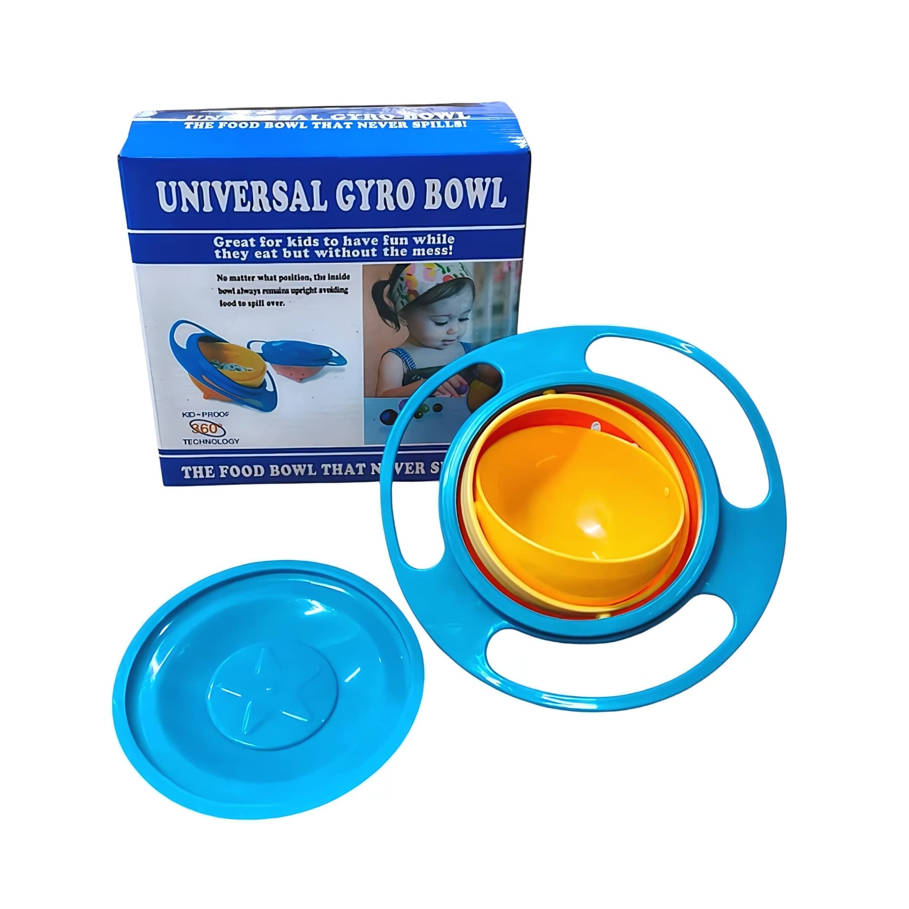 Plato Antiderrame Anti Vuelco 360°