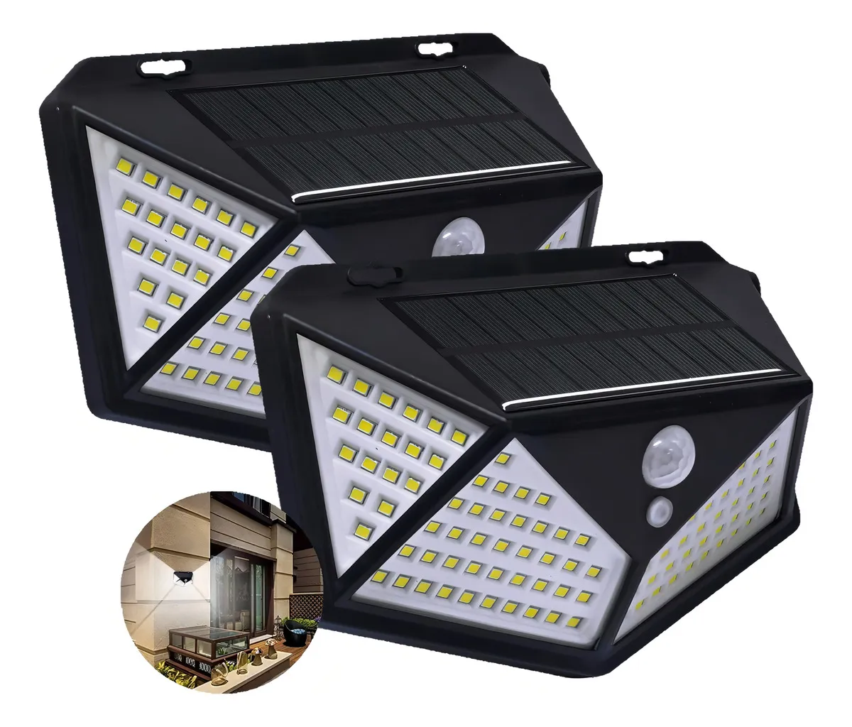 Lámpara de pared LED solar X2