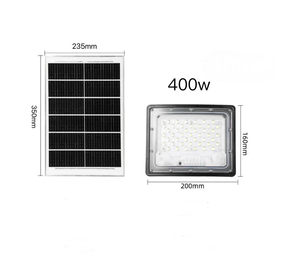 Reflector Led solar 400w luz blanco fria