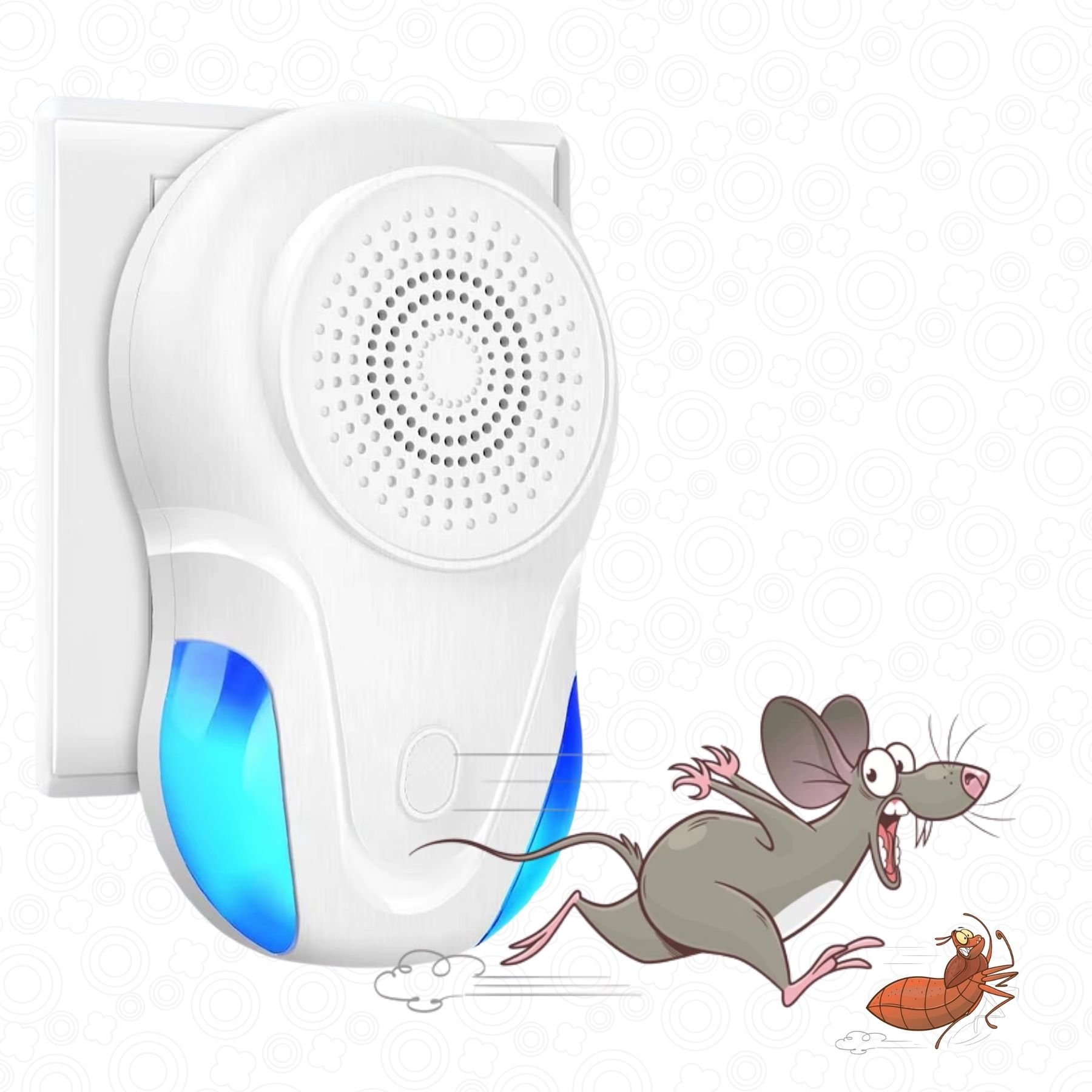 Repelente Ultrasónico Mosquitos Ratones