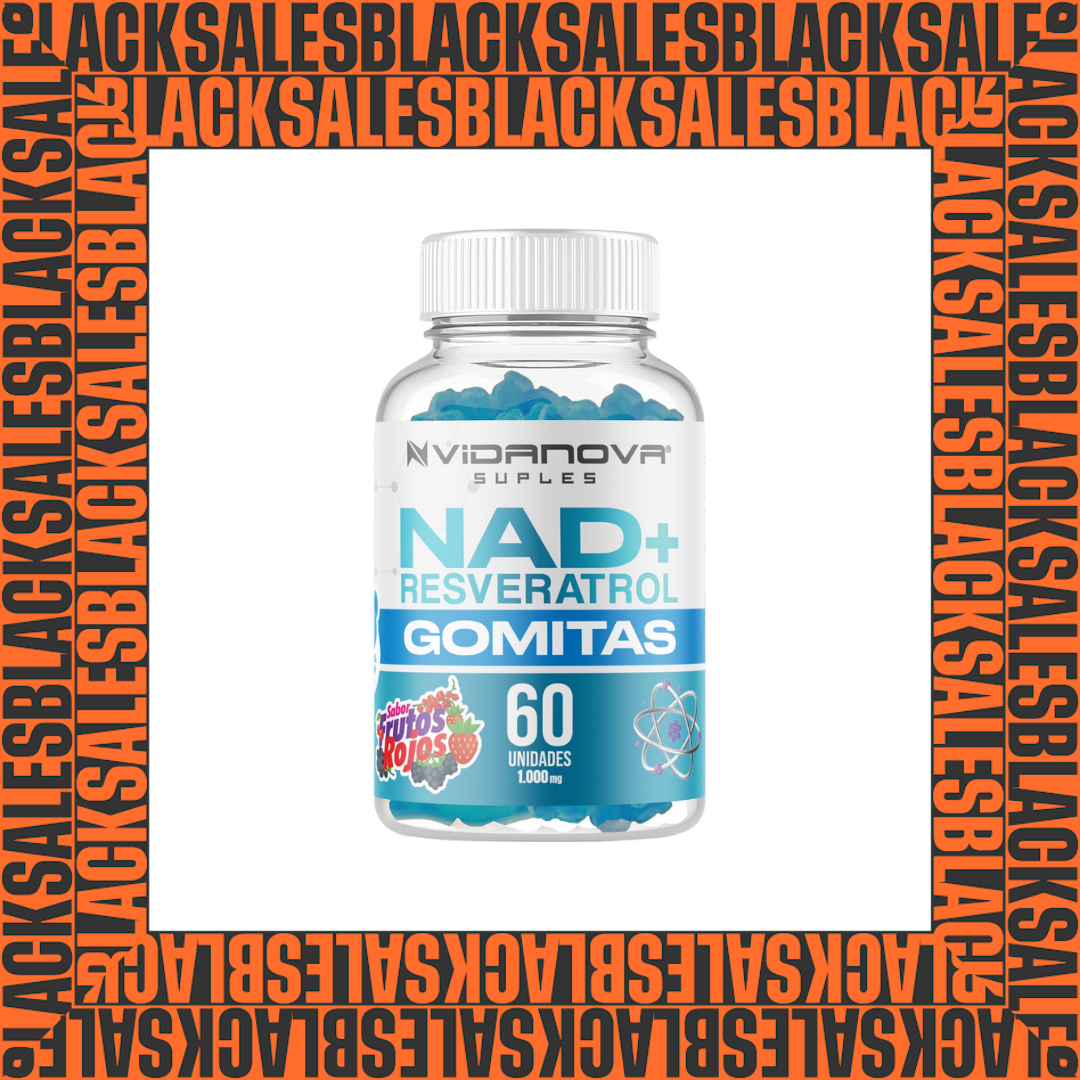 60 GOMITAS NAD+RESVERATROL 1000mg
