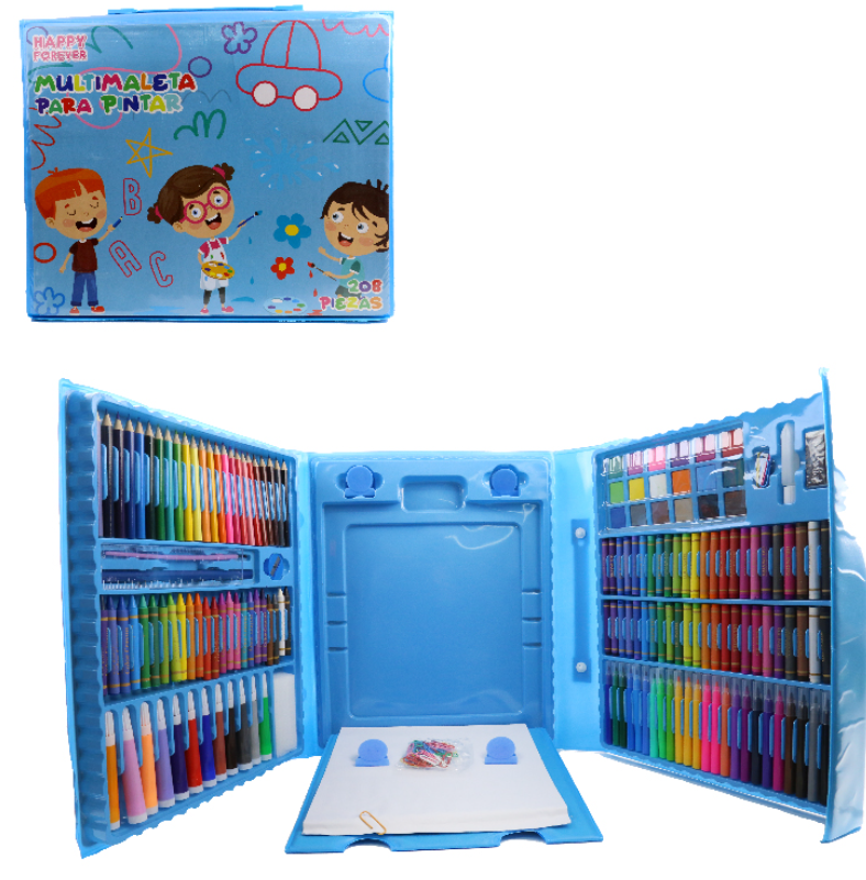SET 208 PCS DE ARTE PARA NIÑOS