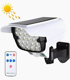 PACK 2 foco solar simula camara
