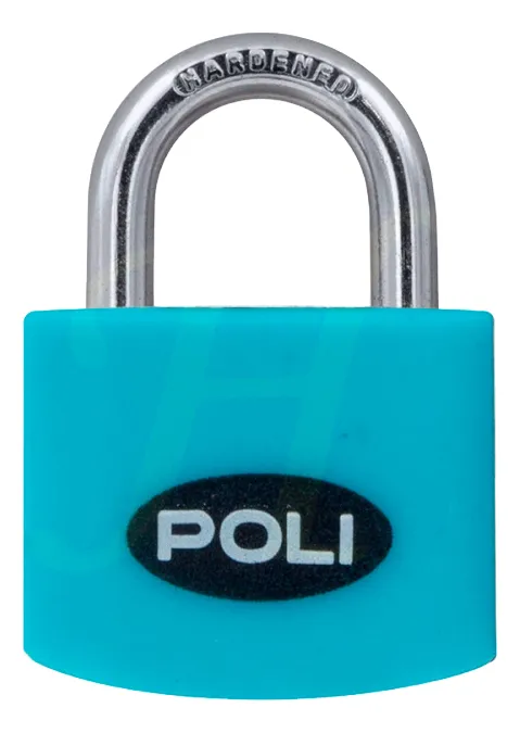 Candado Poli Pop 32 Mm Colores Celeste
