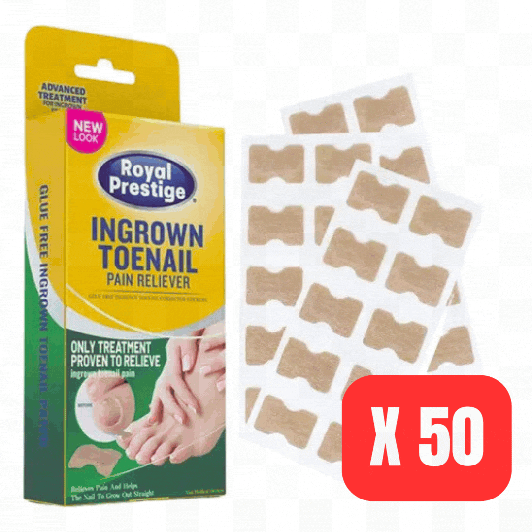 PARCHE UÑAS ENCARNADAS 50 UNIDADES