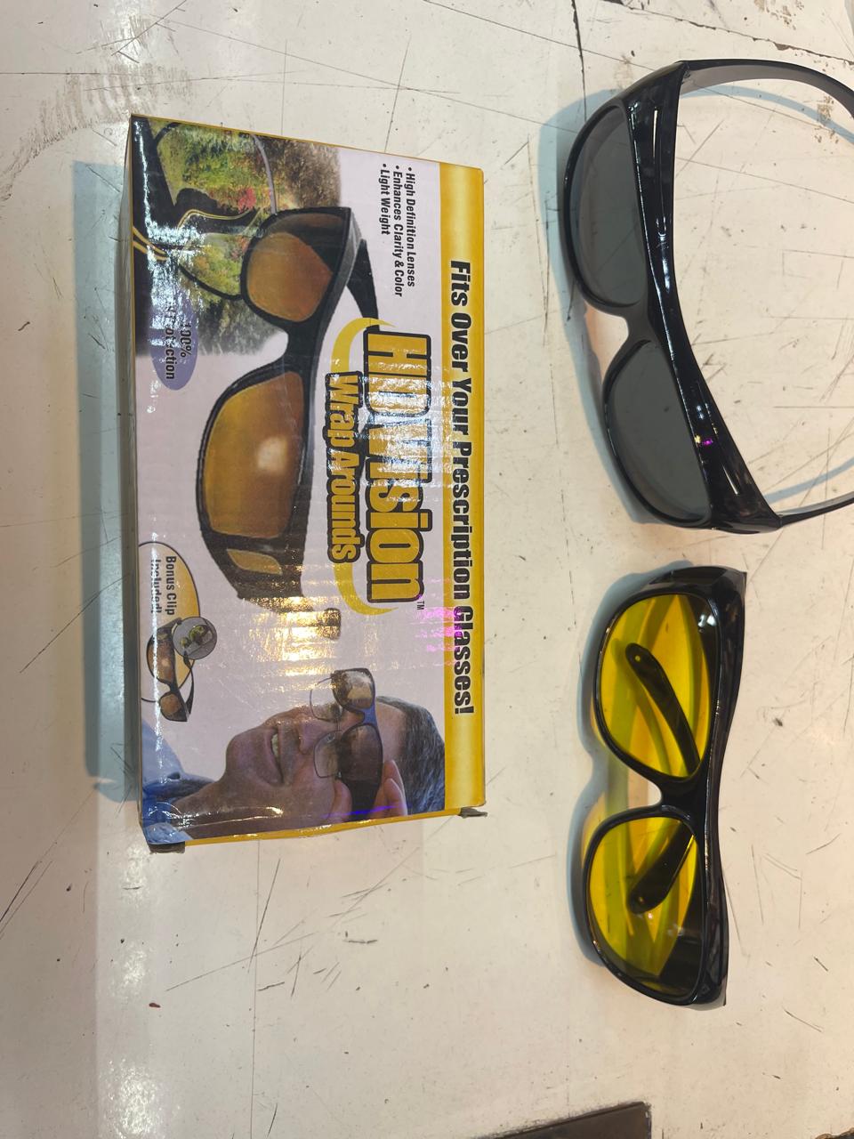 2 Lentes Gafas Sol HD Vision Dia Noche