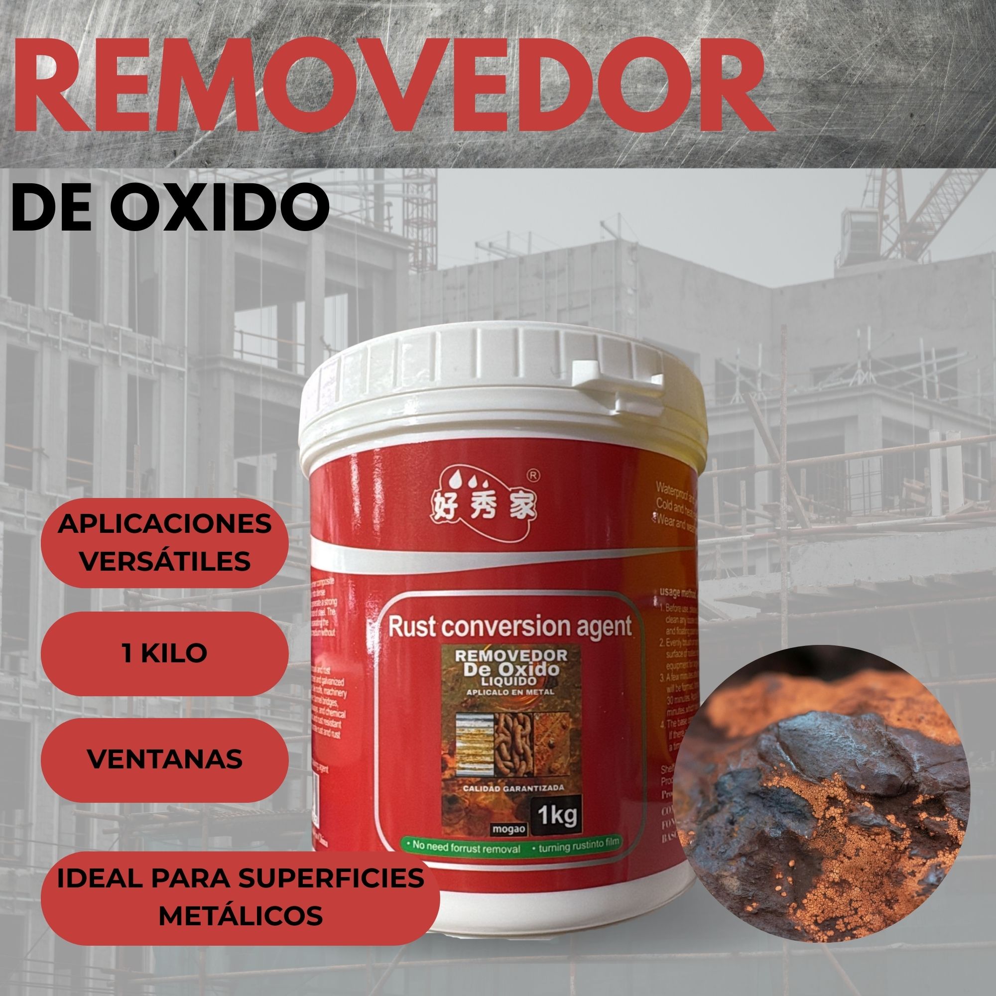 REMOVEDOR DE OXIDO LIQUIDO 1kg