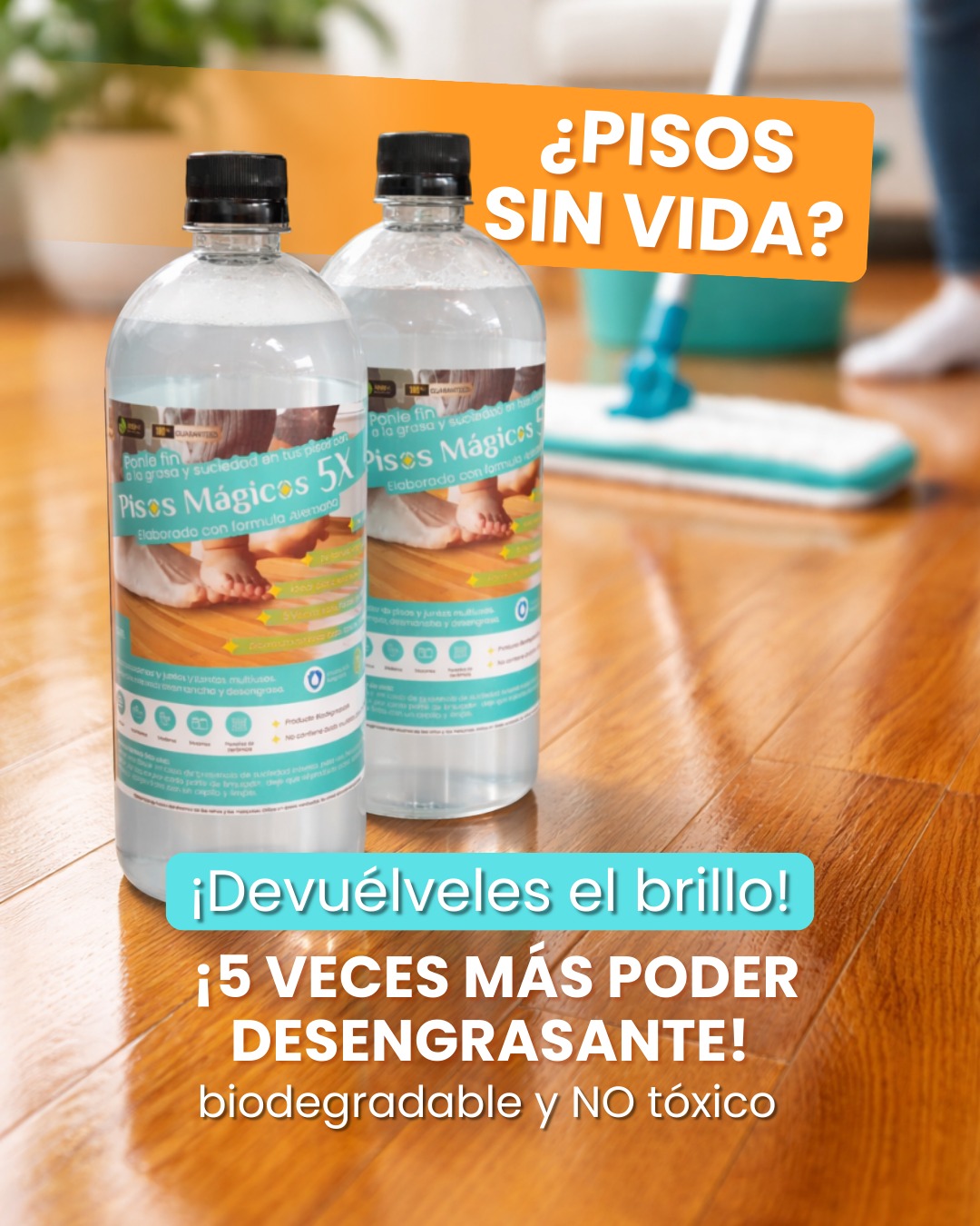 PISOS MAGICOS-LIMPIADOR DE PISOS