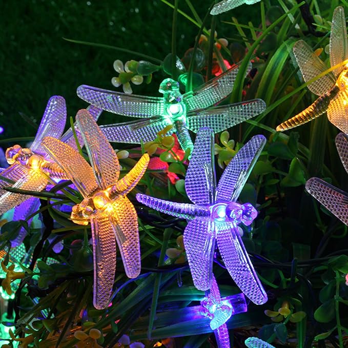 Guirnalda de libélulas de luces LED