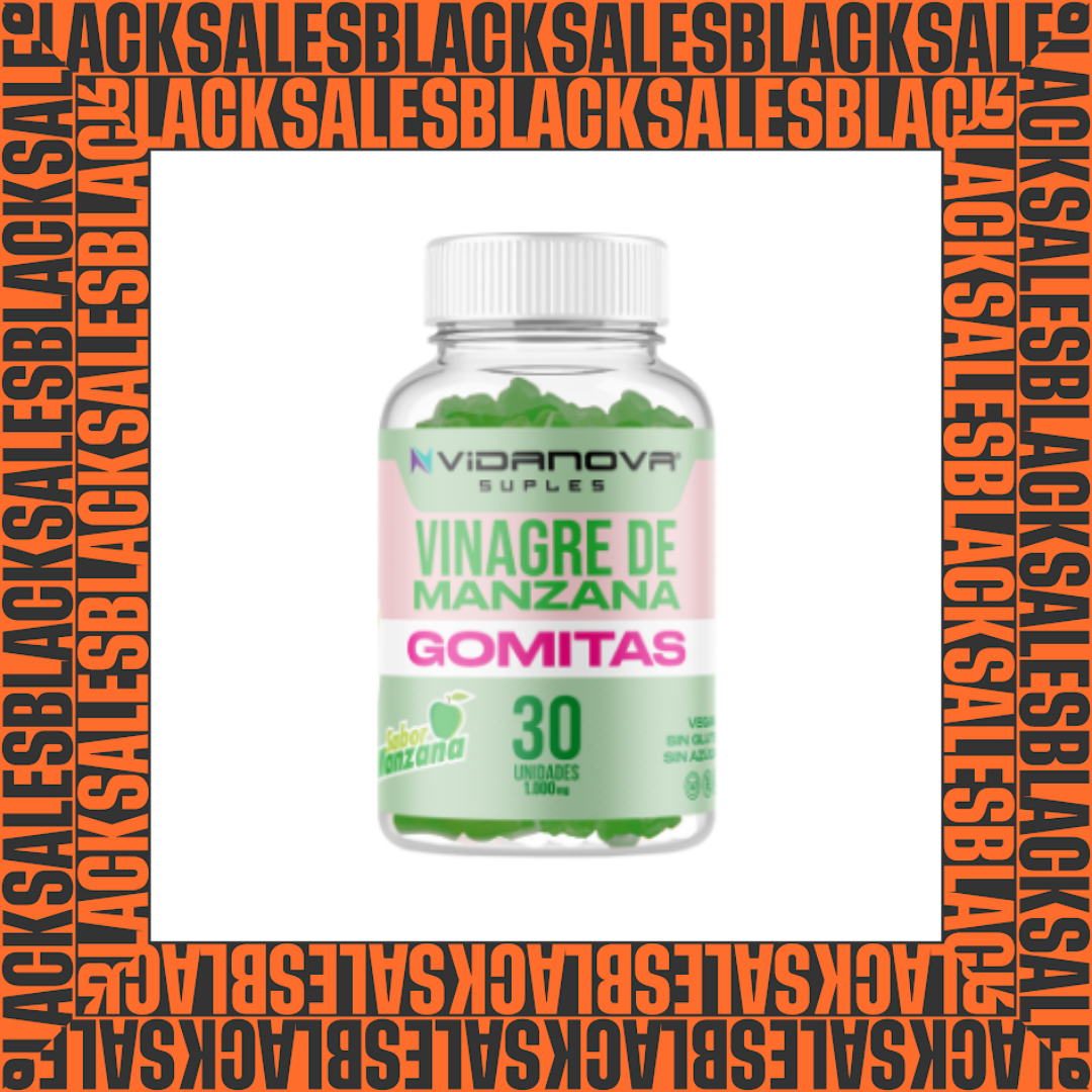 GOMITAS VINAGRE DE MANZANA 1000MG