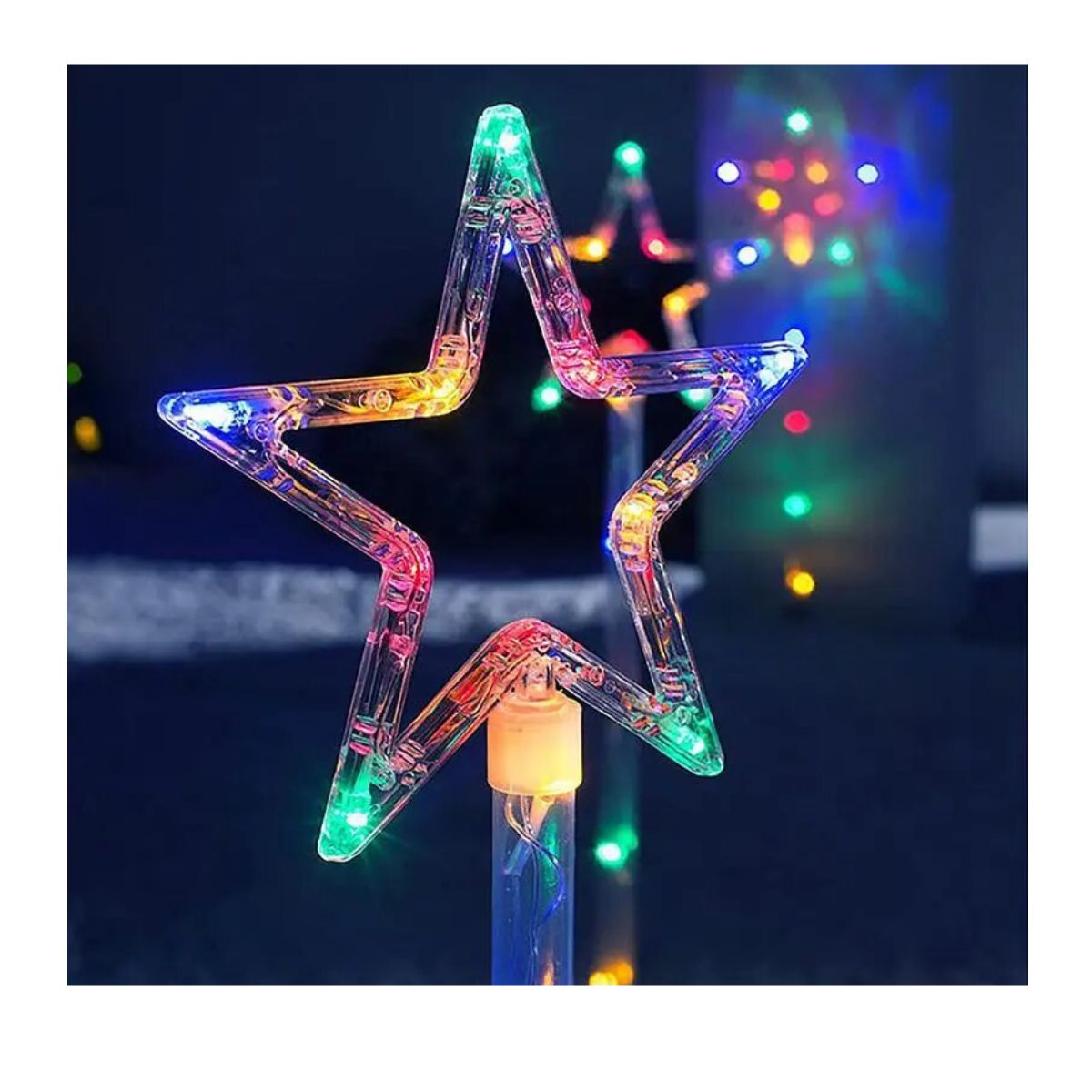 Luces Verticales en forma de estrella
