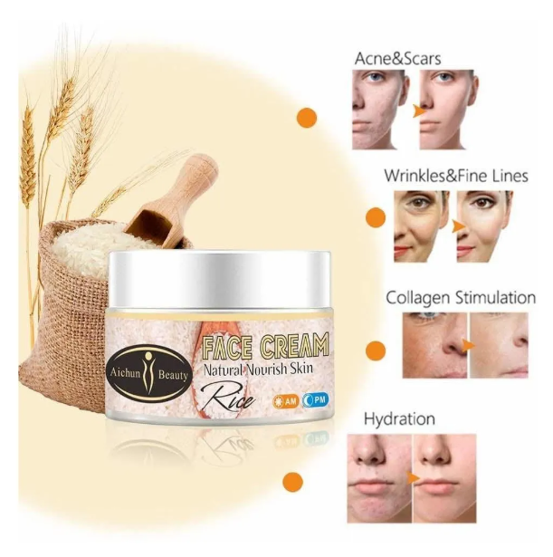 Crema Facial De Arroz Aichun Beauty