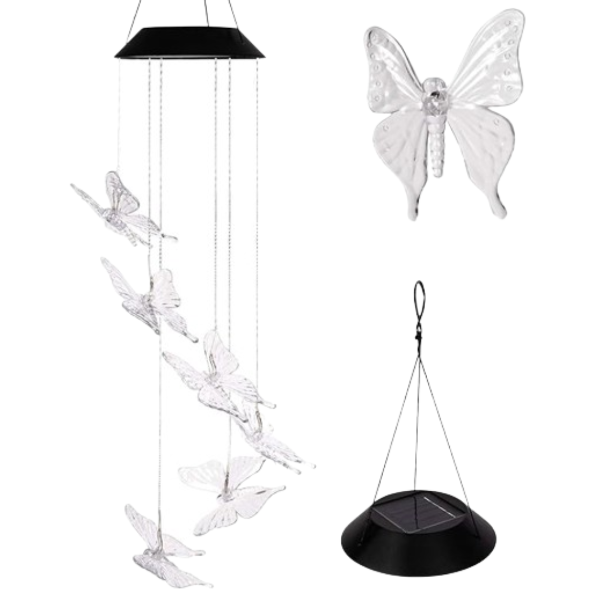 Campanillas de Viento de mariposa