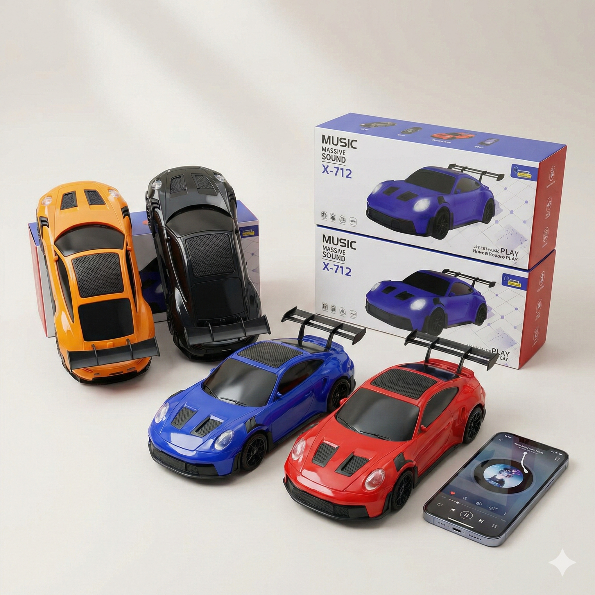 Parlante Bluetooth Coche Deportivo USB