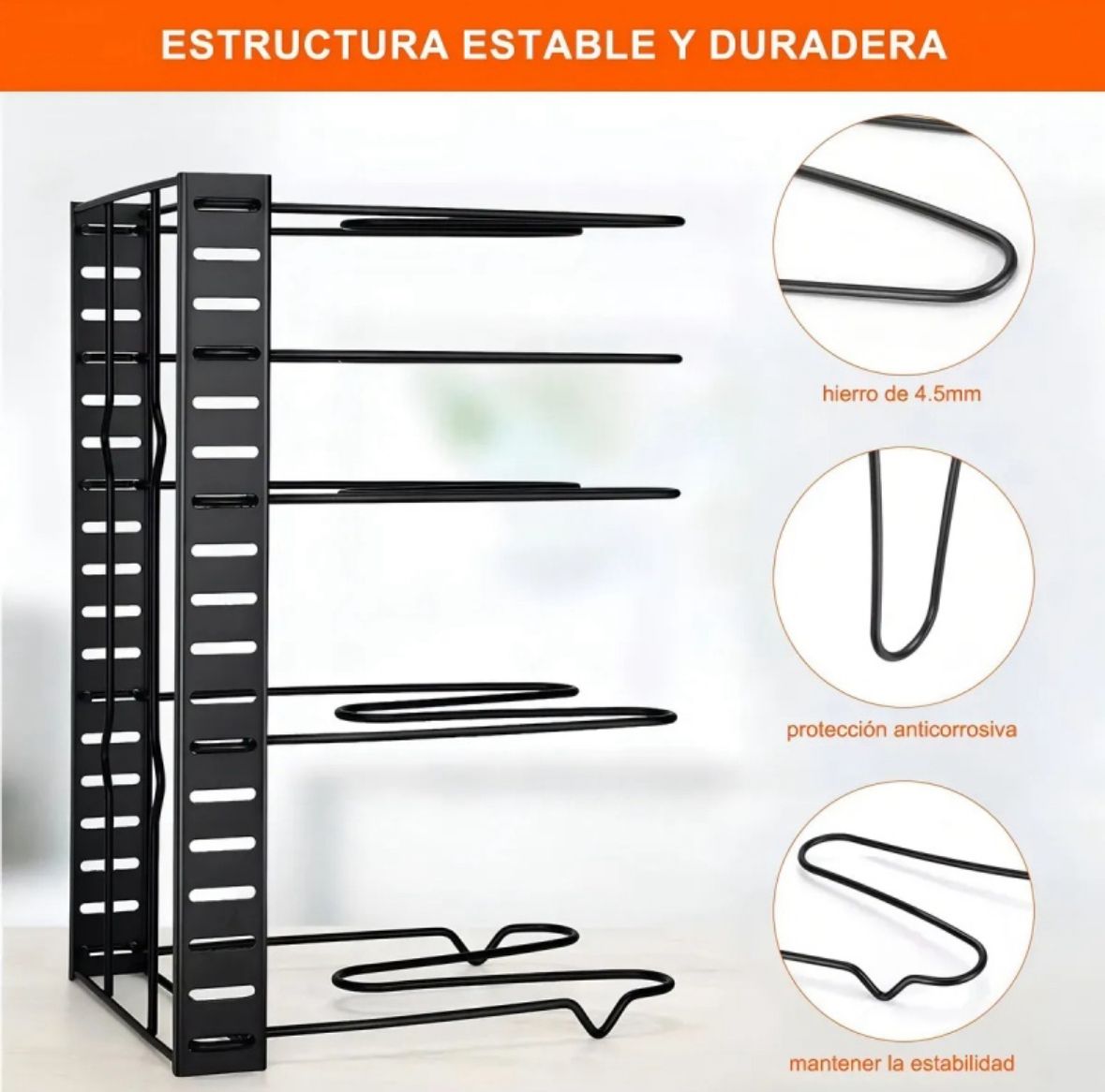 Hecho para ollas pesadas de verdad