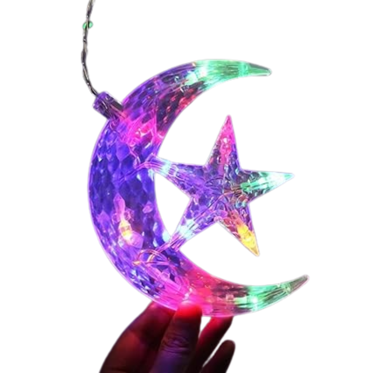 Guirnalda de Luces Estrella y Luna