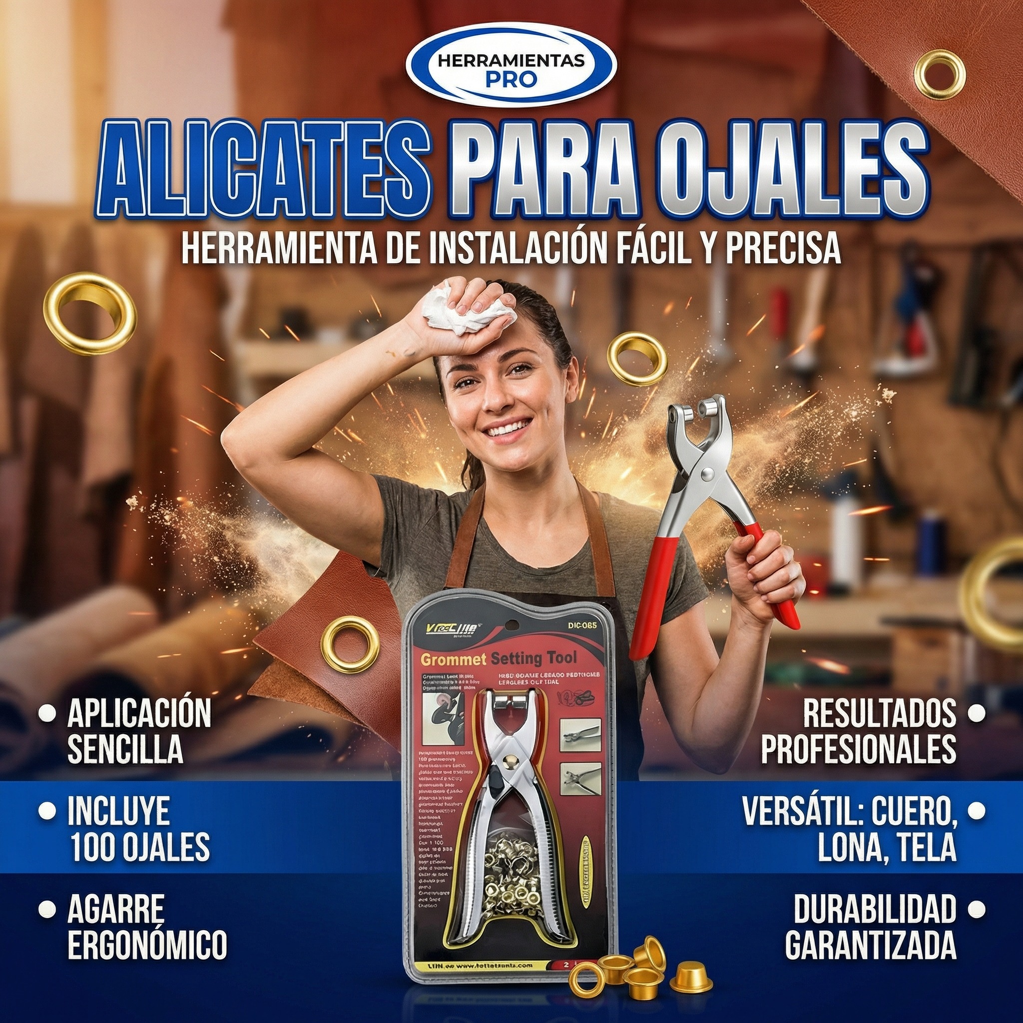 X - Perforador profesional practico Grom