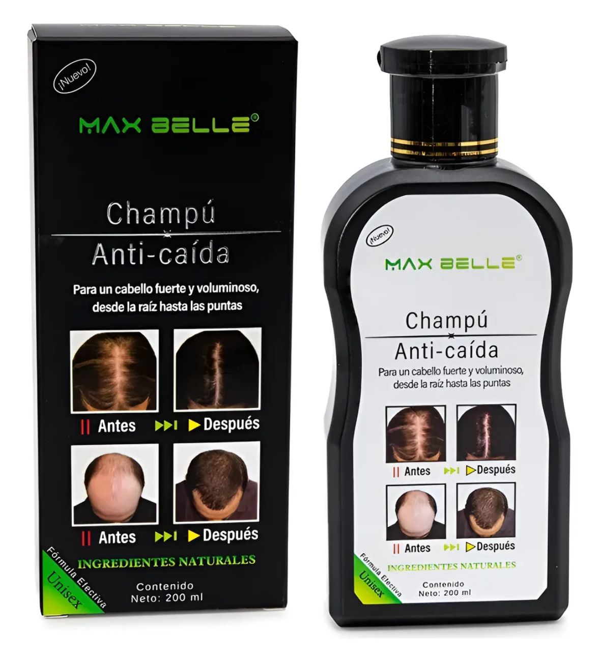 MAX BELLE Champú Anticaída 200ml