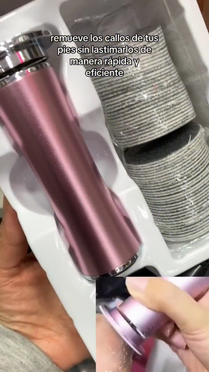 Pulidor callos eléctrico + repuestos