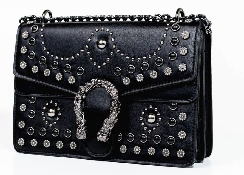 Bolso Incanta shoes Bolso Negro Apliques