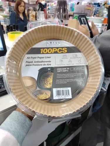 Miniatura 2 de Papel Antiadherente Para Freidora 100 Pz