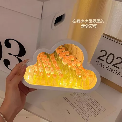 Lampara nube tulipanes