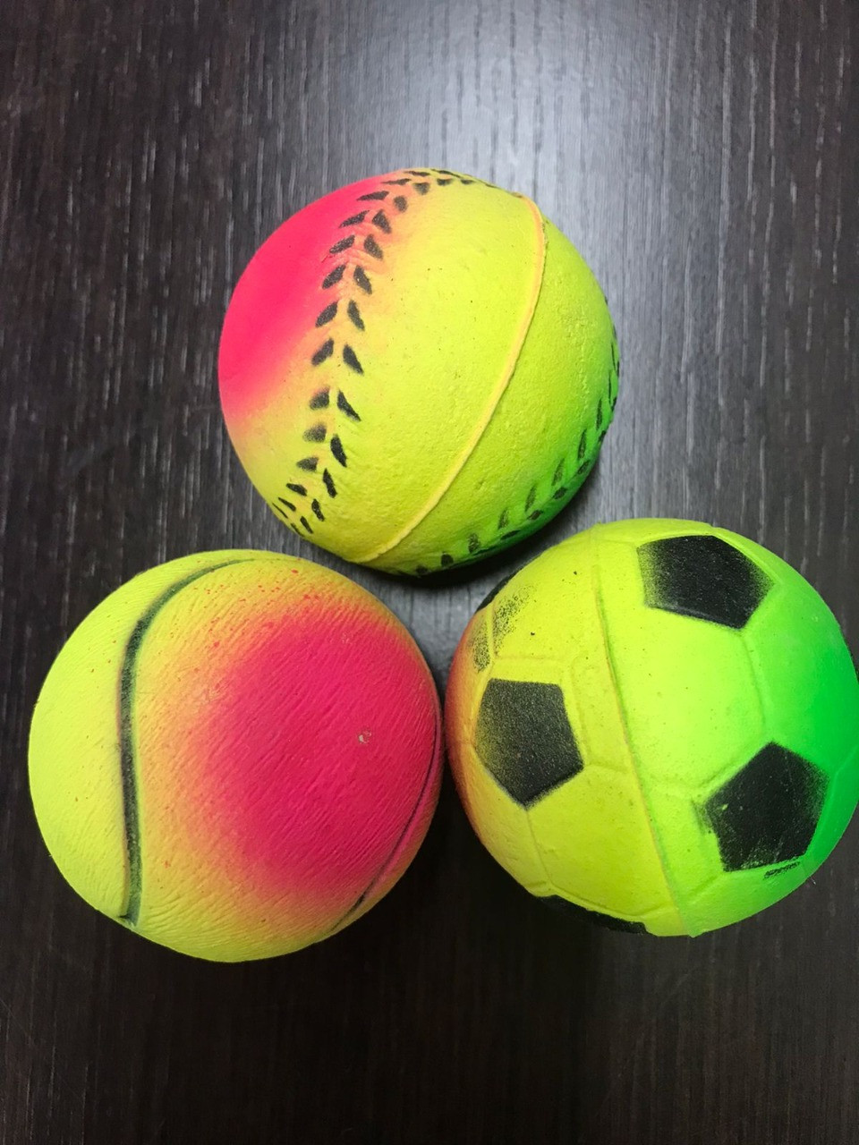 Miniatura 2 de Pelotas de goma para perros con diseÃ±os