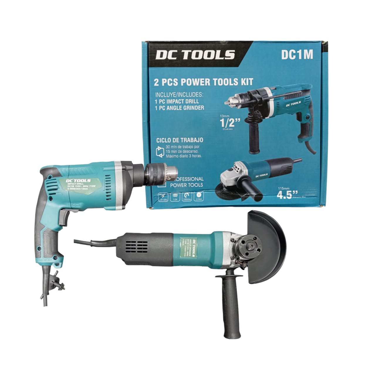 Combo Taladro + Pulidora Dc1m