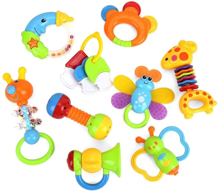 Miniatura 2 de Set Sonajeros Baby Rattle X 10 Unidades