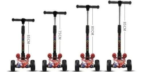 Scooter Monopatin Patineta Con Humo Blue