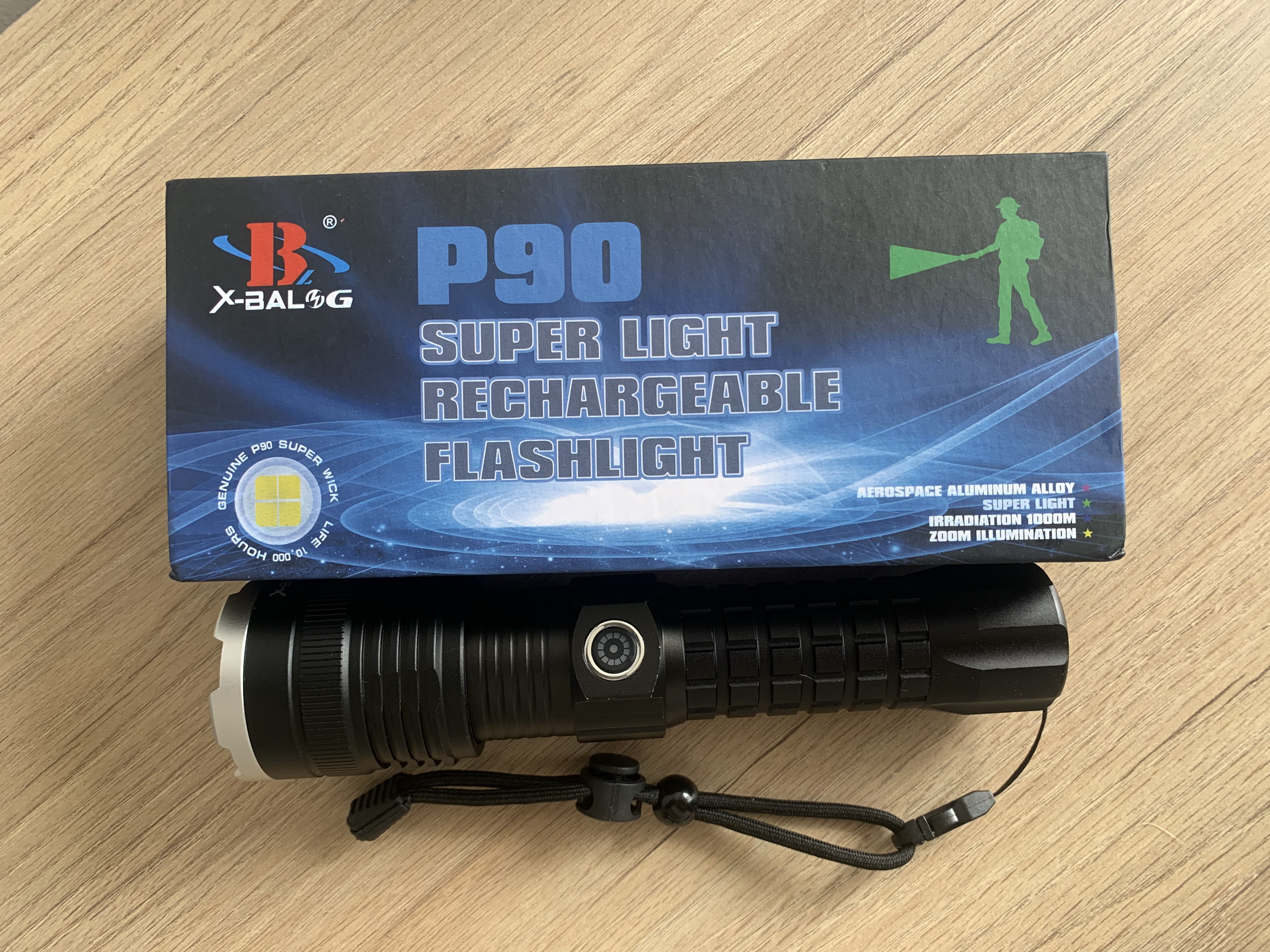 Combo linterna p90x2