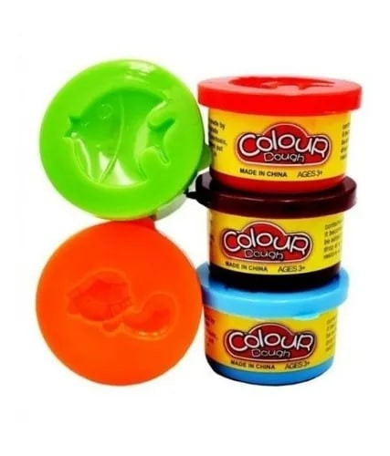 Plastilina Tubo Colour Dough 4 Colores