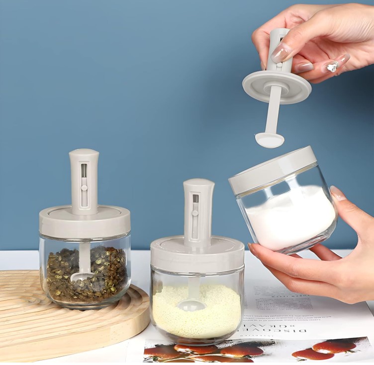 Miniatura 3 de Tarro de condimentos retráctil con cucha