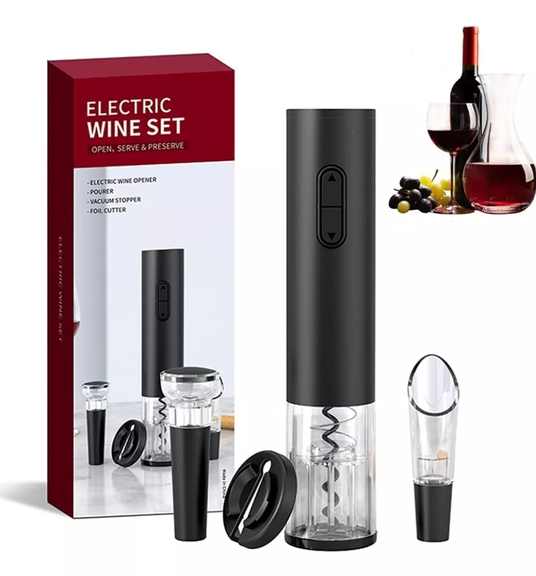 Juego De Abrebotellas De Vino Eléctrico